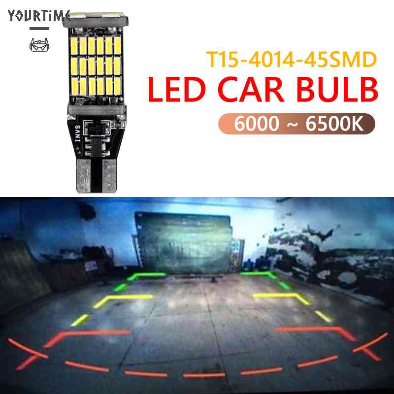 Đèn LED Tín Hiệu T15 W16W Canbus 4014 45 SMD 12V Cho Xe Hơi