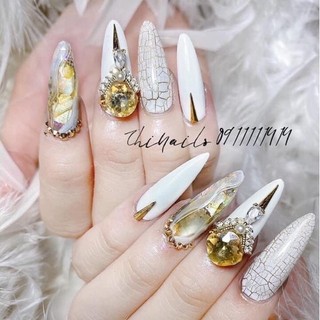 Sơn Gel Nứt Đen Trắng