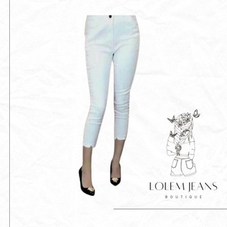 Quần lỡ kaki trắng 58kg - 65kg