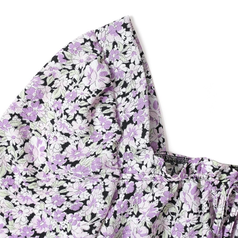 Áo Hoa Nhí Tay Dài Phồng PRI • Storenyy