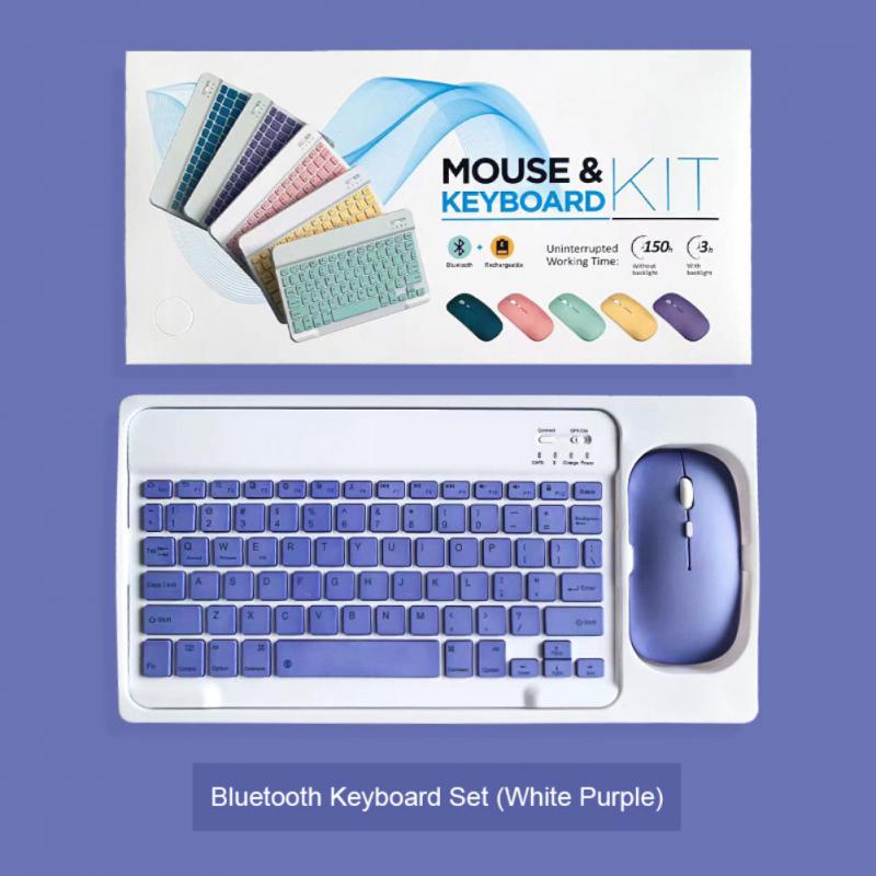 Bàn PhíM + ChuộT Bluetooth Không Dây Cho iPad Xiaomi Huawei / IOS / Android / Windows