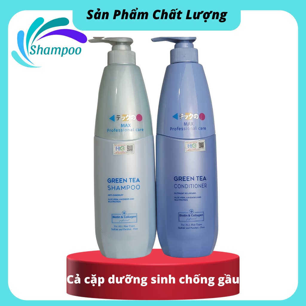 Dầu gội xả MEIKI MAX 780ml làm sạch gàu cao cấp suôn mềm mượt tóc chính hãng meiki xanh