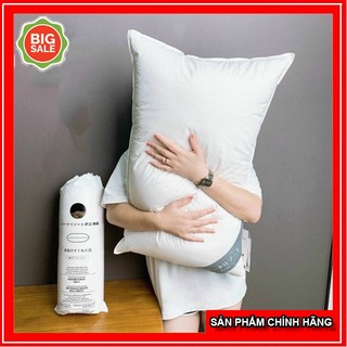 2 Ruột Gối Bông Hạt Cao Cấp (Lõi Gối Ép chân không BAMBILO - HILTON) Chính Hãng