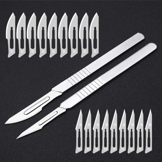 COMBO 10 lưỡi dao mổ số 23 kèm cán dao