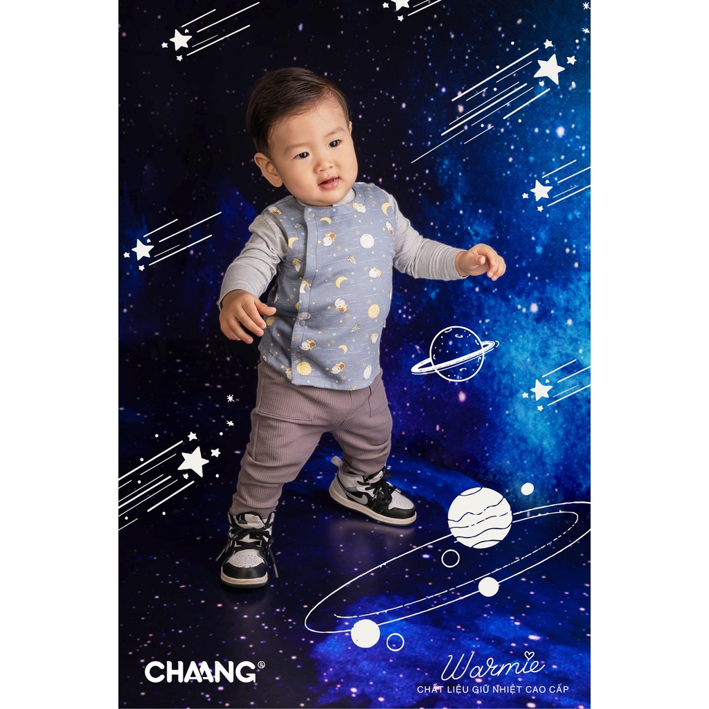 Chaang quần dài nỉ waffle Chaang Cosmos cho bé trai AW22D13
