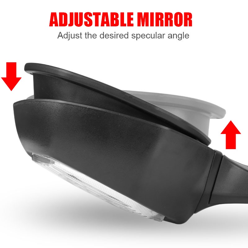 Gương Chiếu Hậu Tích Hợp Đèn LED Xi Nhan Chuyên Dụng Cho Kawasaki Ninja ZX-10R ZX10R ZX 10R 2011 2012 2013 2014