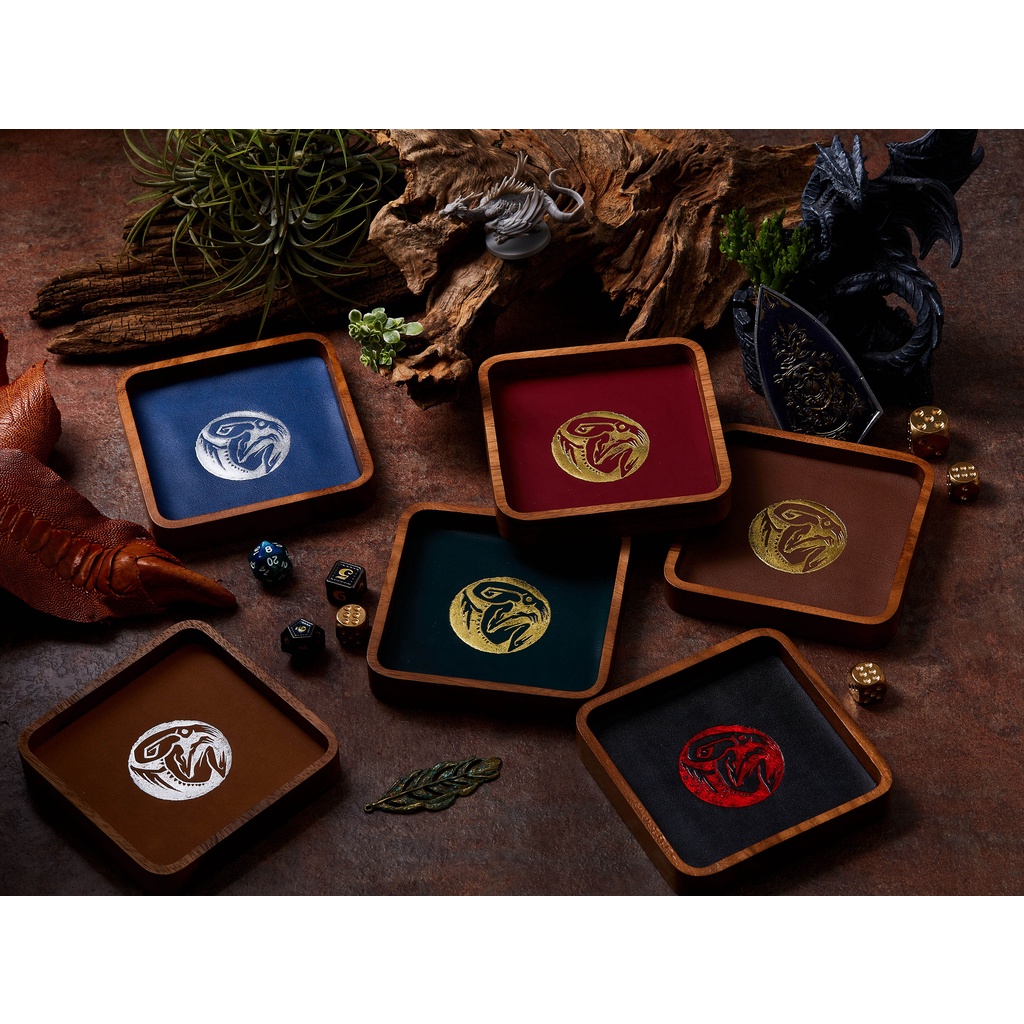 Khay Mini vuông Cthulhu | Xúc xắc gỗ DnD D & D MTG RPG TRPG Board Game Magic