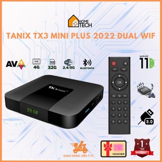 Android tv box tx3 mini plus ram 4gb-32gb 2022 dual wifi bluetooth - android 11, amlogic s905w2