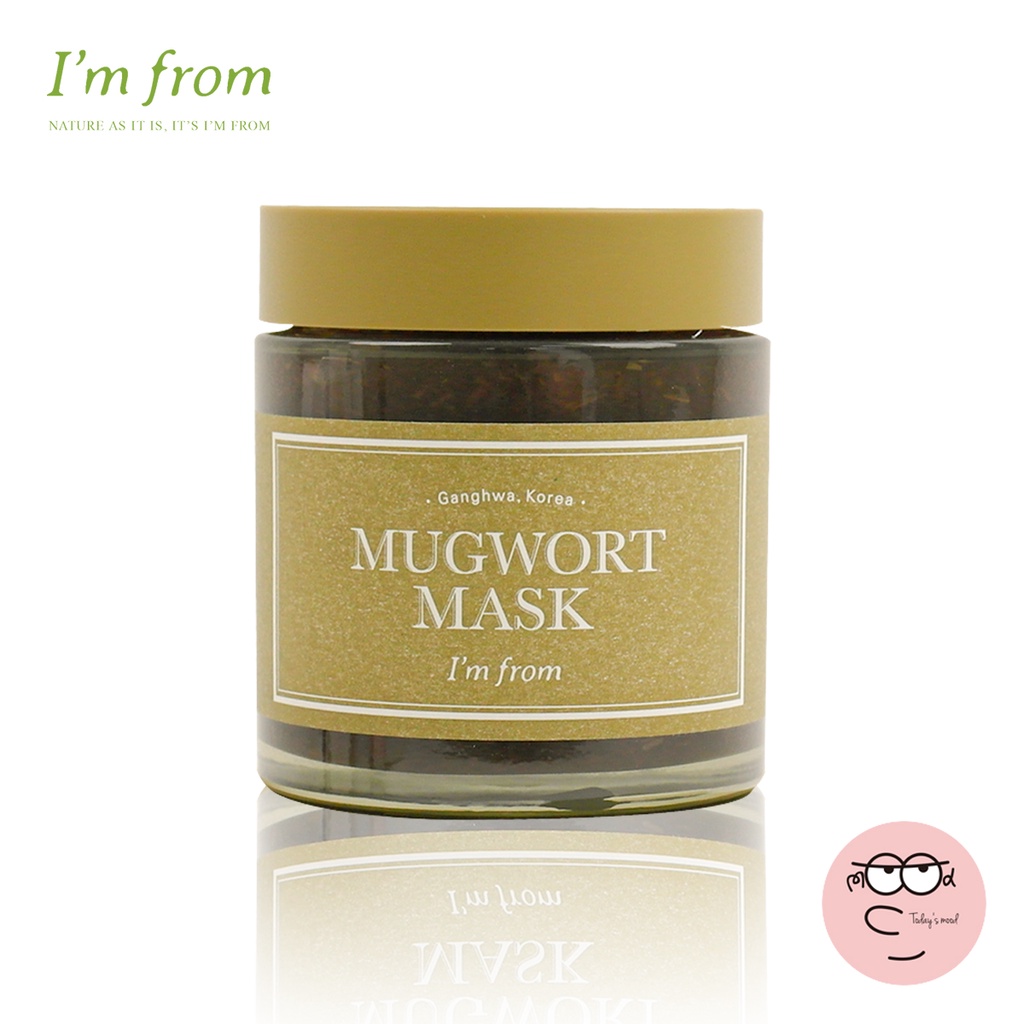 Mugwort mask Mặt nạ ngải cứu 110g | Mặt Nạ Mugwort Thành Phần Hữu Cơ 2.1% Chăm Sóc Da Mặt imfrom im from