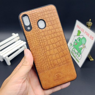 [Ảnh Thật] Ốp Lưng Samsung M20 Dẻo Vân Giả Da