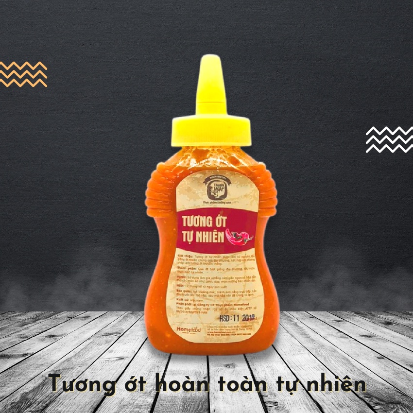 Tương ớt tự nhiên thực phẩm dưỡng sinh- 400ml