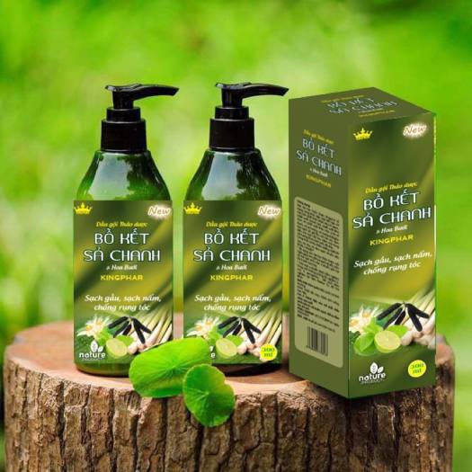 Dầu gội bồ kết sả chanh & hoa bưởi Kingphar