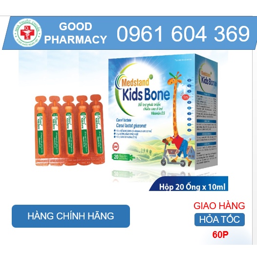 Medstand Kids Bone- bổ sung canci, D3 và K2 phát triển chiều cao cho trẻ, giảm còi xương ( #medstand kid##kidbone#)