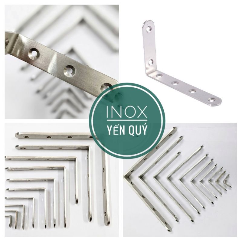 INOX MỜ LOẠI LỚN Ke chữ L - Giá Đỡ Cố Định Góc Hình Chữ L dùng làm ke ...