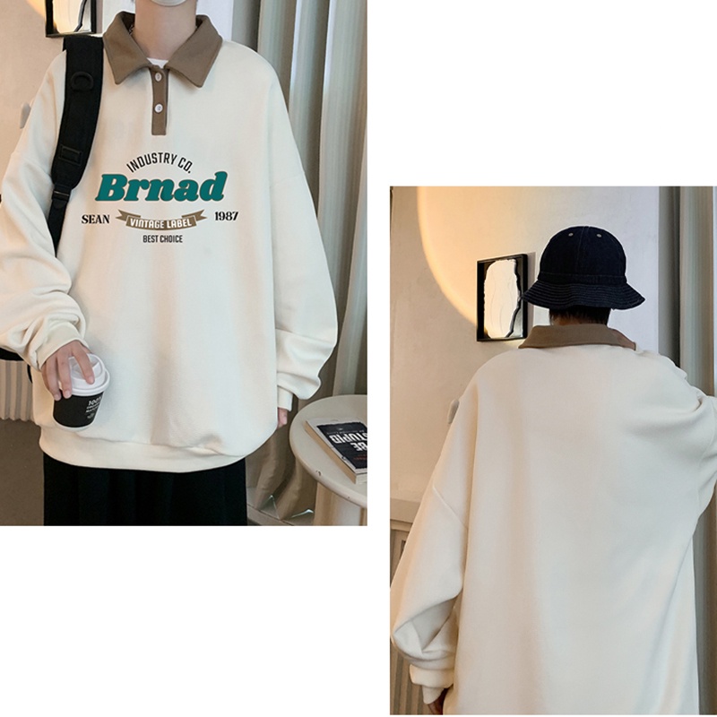 Áo Sweater Polo Nỉ Nam Nữ Unisex Dài Tay Form Rộng Phong Cách Trẻ Trung Thời Trang Zenkonu TOP NAM 245V1