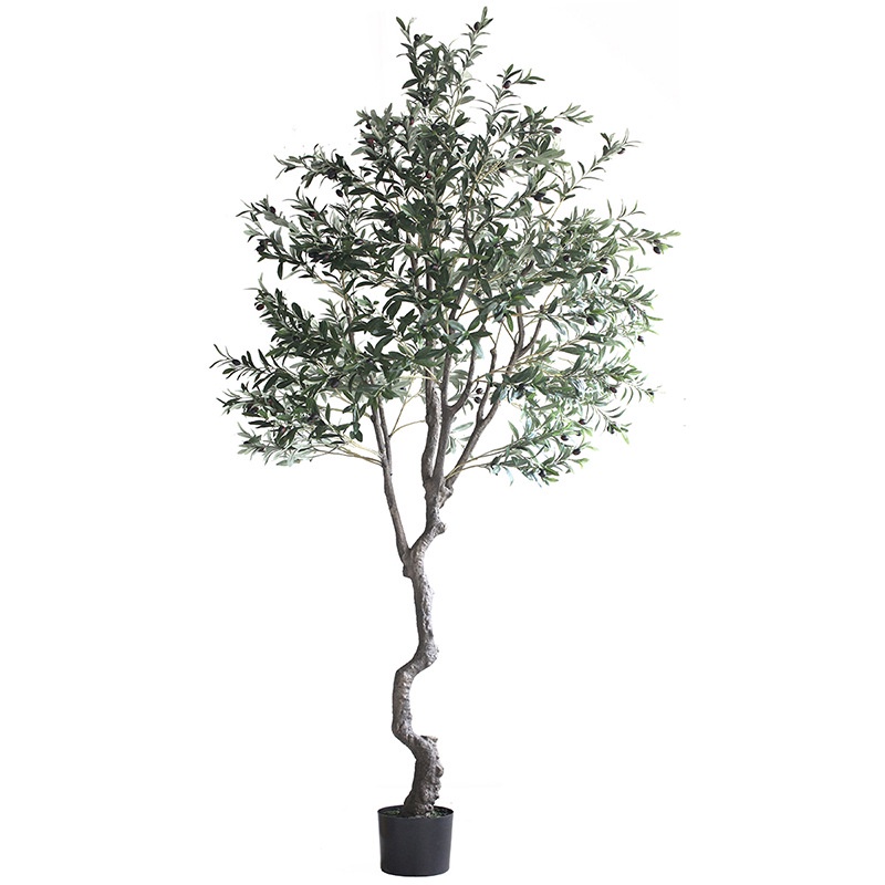 Cây oliu giả trang trí phòng khách,phòng ngủ,quán cà phê đẹp biểu trưng cho sự hòa bình và thịnh vượng(05028-05029)