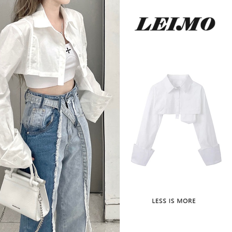 Set Áo Sơ Mi Trắng Dài Tay + Áo Khoác Ghi Lê Thời Trang Nữ
