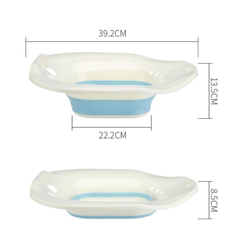 Bô xông GẤP GỌN đáy lớn, kèm dây và vòi xịt, dùng cho chị em sau sinh, chậu ngâm rửa phụ khoa