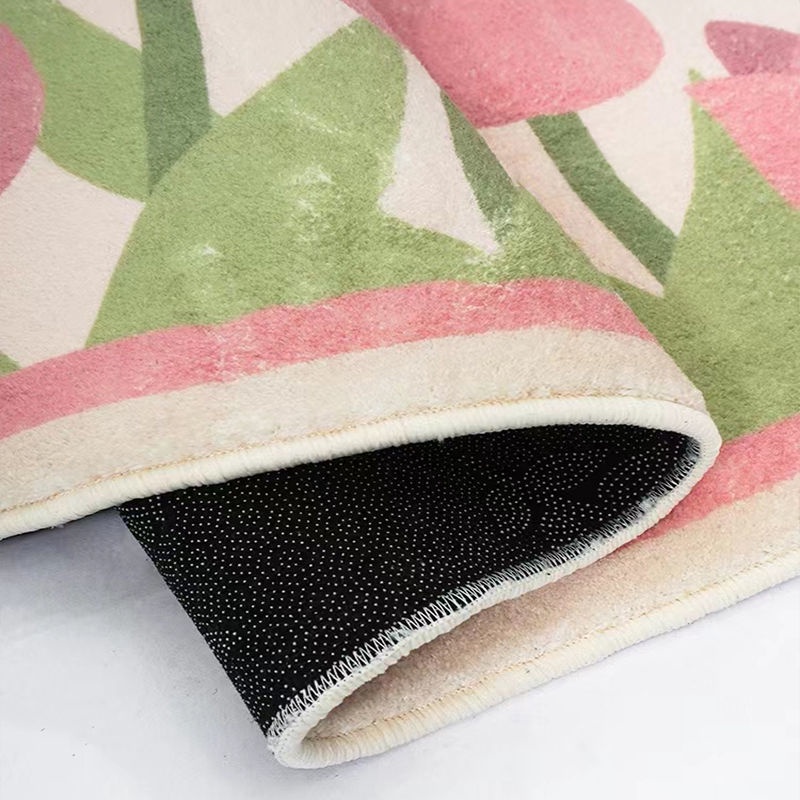 Thảm Nhung Lông Cừu Dày Dặn Họa Tiết Hoạt Hình Dễ Thương Thông Dụng