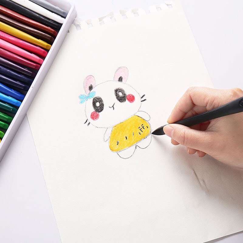 BÚT SÁP MÀU HỮU CƠ 12 - 24 CÂY AN TOÀN CHO BÉ YÊU TẬP VẼ