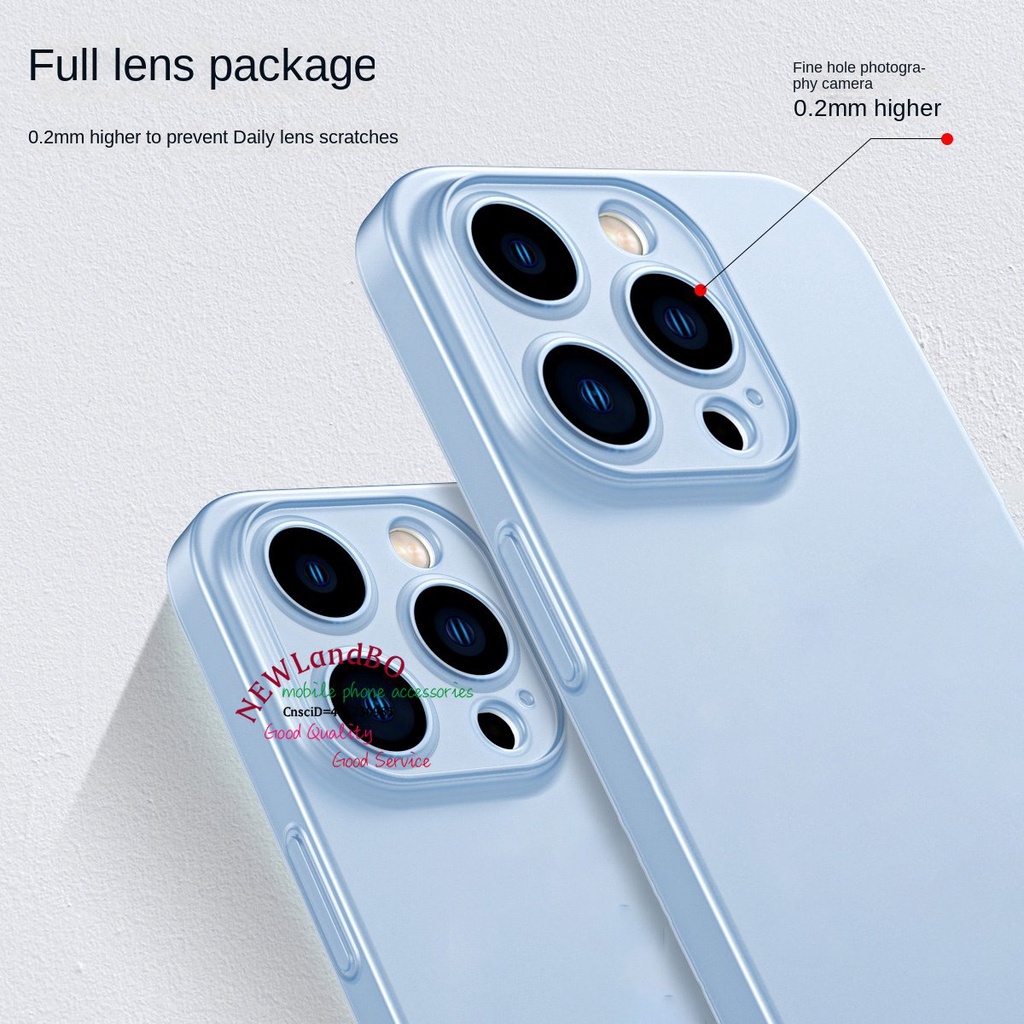 🇰🇷 Ốp Điện Thoại Màu Tím Đậm Siêu Mỏng 0.33mm Cho iphone 15 14 13 12 pro max 14plus 13pro 14pro