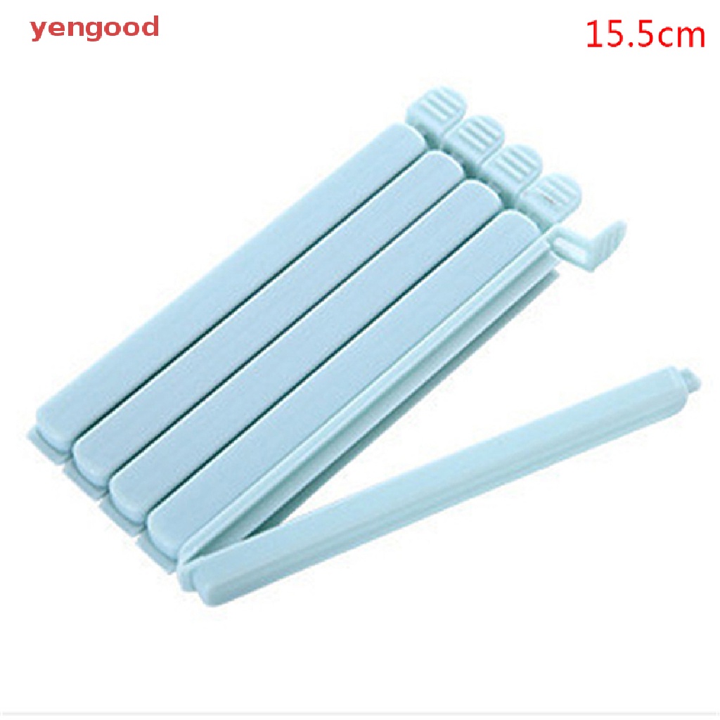 Set 5 Kẹp Miệng Túi Thực Phẩm Co Giãn Di Động Tiện Dụng Cho Nhà Bếp