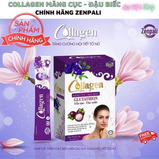 Collagen Măng Cụt Đậu Biếc Collagen Zenpali Chính Hãng