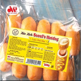 Xúc xích Seouls Hotdog cuộn Phô Mai - Xúc xích Đức Việt phong cách Hàn Quốc. Date mới.