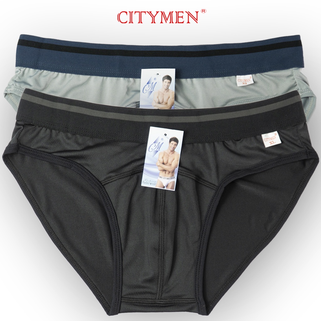 Combo 2 Quần Lót Nam CITYMEN Lưng Trơn Vải Thun Lạnh Co Dãn 4 Chiều Cao Cấp