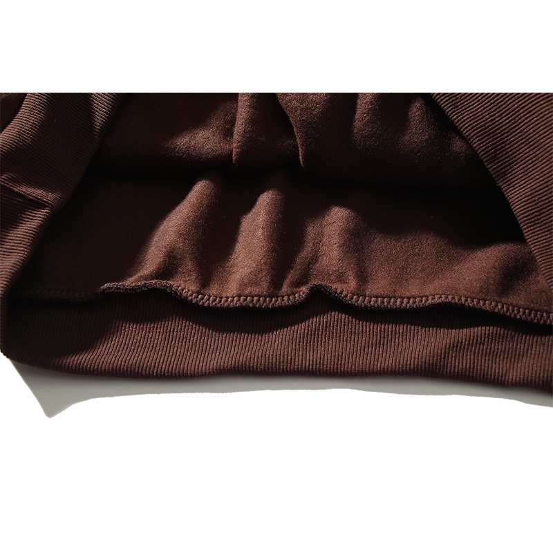 Áo Hoodie Dáng Rộng Màu Nâu In Chữ Jack Grin Và Răng Xương Rồng Biểu Tượng DARK ICON Travis Scott Cho Nam