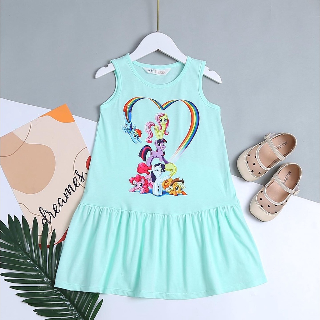 Đầm Công Chúa Elsa VNXK Váy Cotton Cho Bé Gái Size Đại 13-37 Kg Vải Xuất Dư Đẹp Mềm Mịn Mát Homie Kids