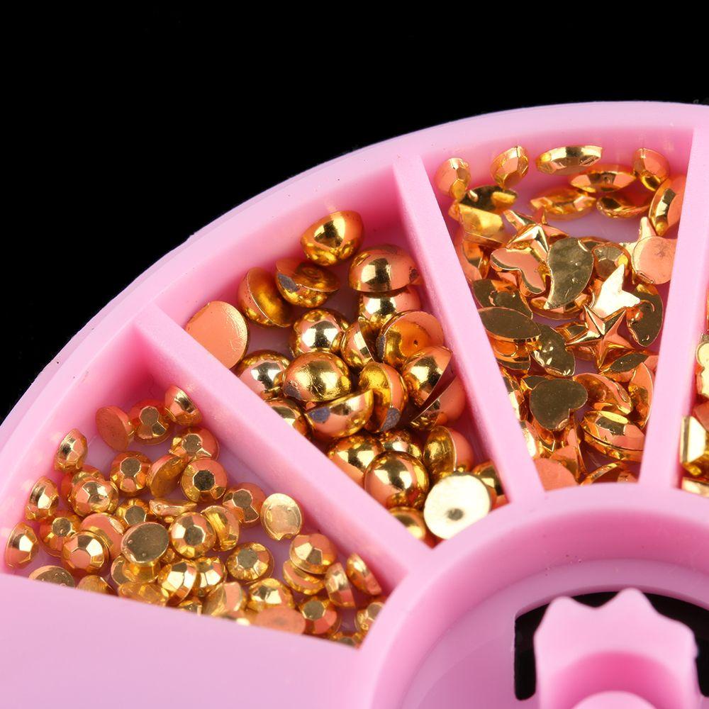 OCEANMAP Đinh Tán Kim Loại Hỗn Hợp Trang Trí Móng Tay