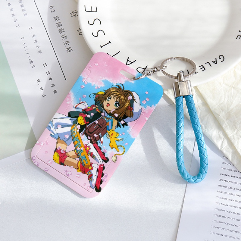Anime Tokyo Revenger, Attack on Titan, Jujutsu Kaisen, ONE PIECE,Demon Slayer,Genshin,My Hero Academia,Arknights,Sailor Moon, Honkai Impact,Captor Sa Lanyards Card HOLDER