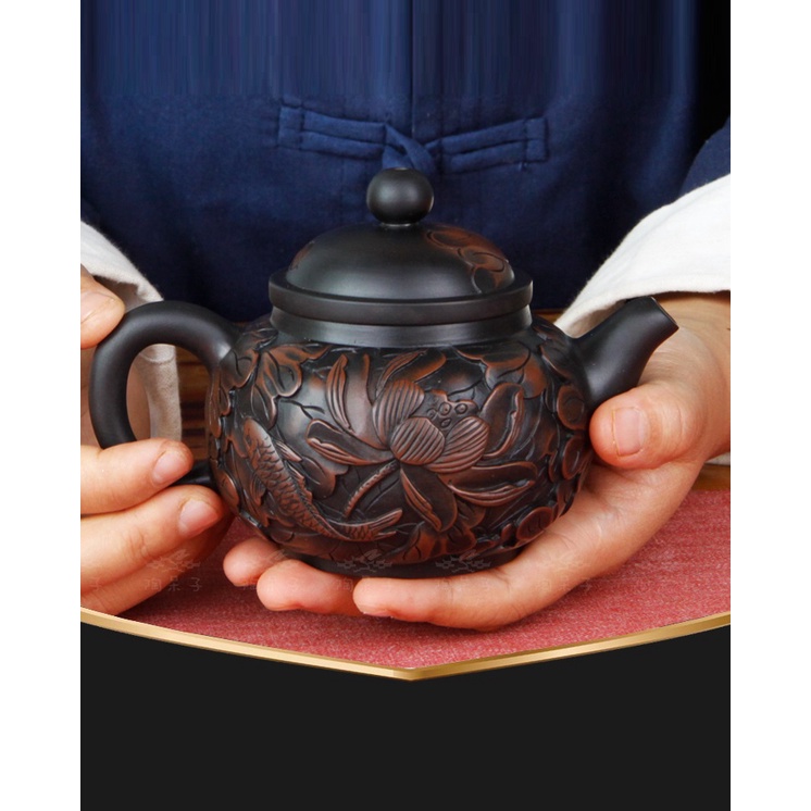 Ấm Tử Nê Khâm Châu Phan Hồ Liên Hoa 260 ml