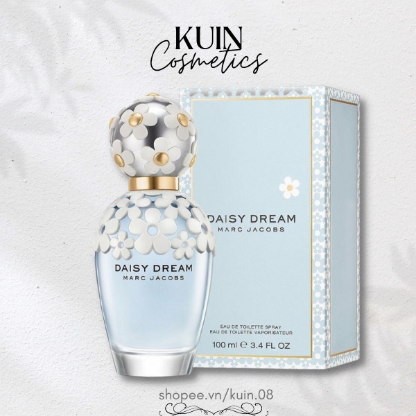 Nước hoa nữ Marc Jacobs Daisy Dream EDT 100ml- Bồng bềnh nhẹ nhàng mỏng manh như cơn mơ, lưu hương lâu.