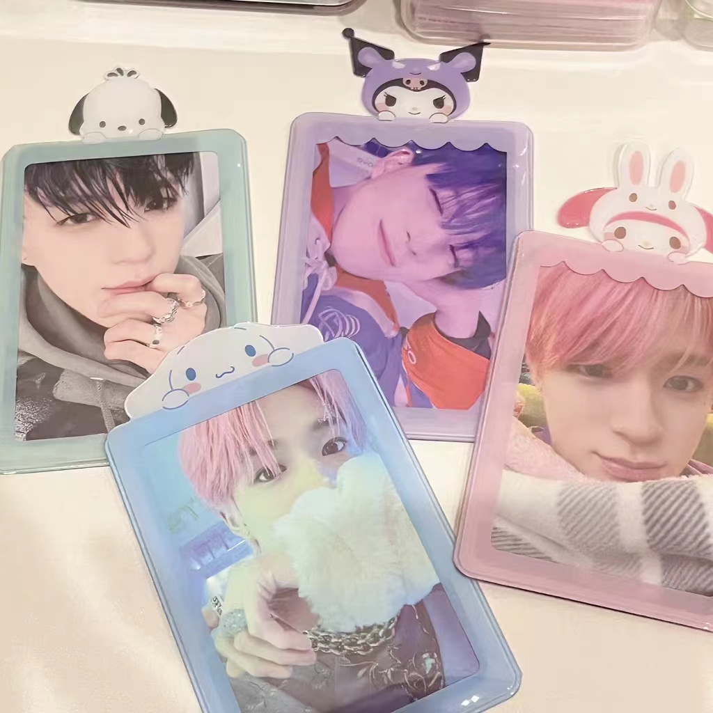Sanrio Bao Đựng Thẻ 3 Inch 6.5x9cm Chống Thấm Nước Họa Tiết Hoạt Hình Cute Card Holder