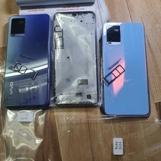Vỏ vivo y21s y33s có khay sim kính camera bao test