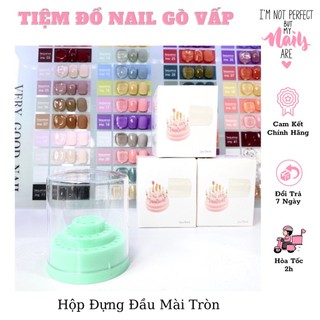 Hộp Đựng Đầu Mài Móng Tròn