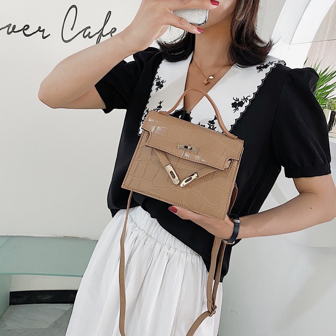 THANH LÝ LỖ ĐỒNG GIÁ 50k - Túi xách Mini nữ đeo chéo, đeo vai, xách tay, - DA VÂN RẮN - TX60