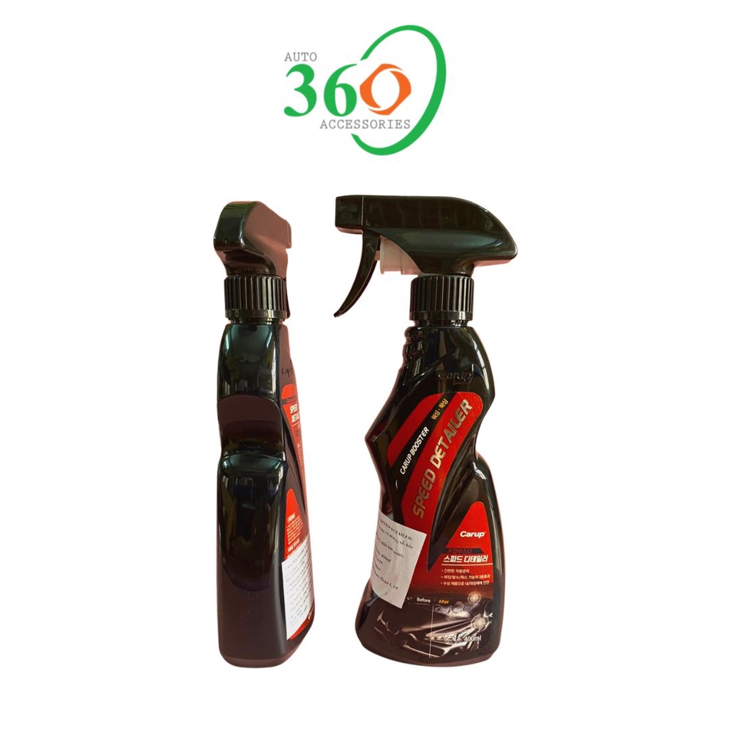 Dung dịch đánh bóng xe chai xịt bóng xe 3in1 Carup 400 ml bóng sáng như gương