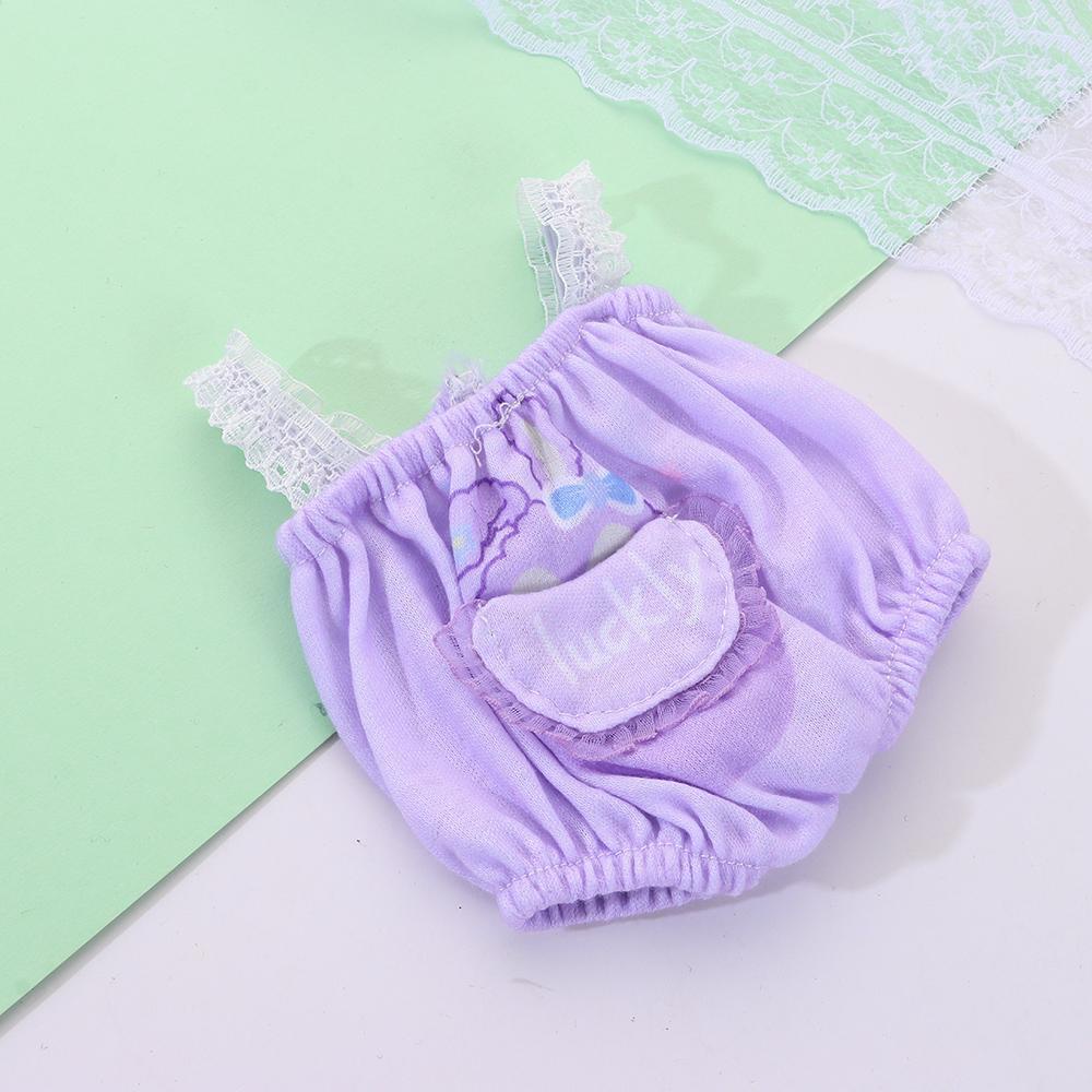 Bộ Quần Yếm Phối Ren Màu Cầu Vồng Xinh Xắn Cho Búp Bê