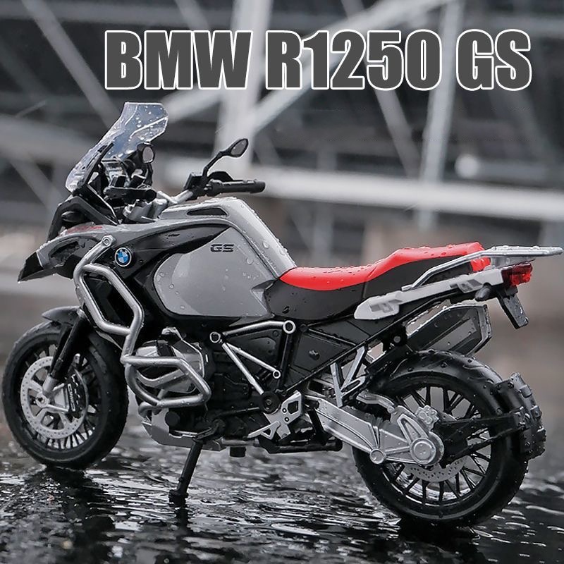 Mô Hình Xe Mô Tô BMW R1250 GS Bằng Hợp Kim Tỉ Lệ 1: 12