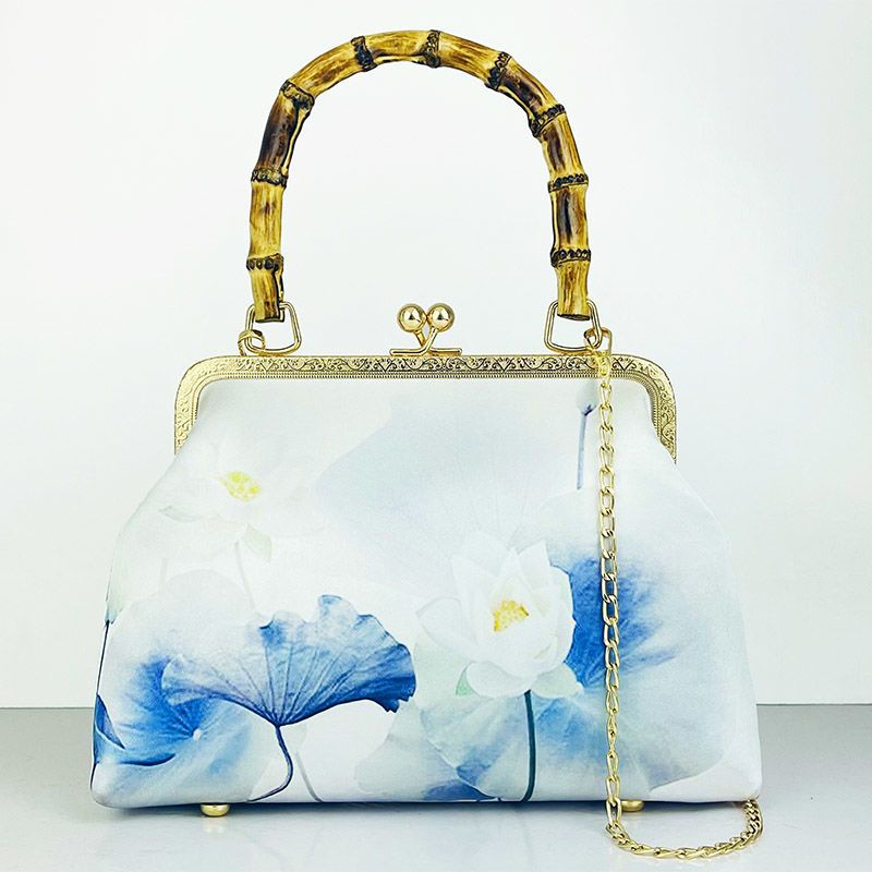 Túi Xách Tay Bằng Tre Phong Cách Mới Cho Nữ