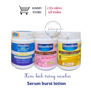 kem kích trắng vaseline 200g màu hồng và vàng
