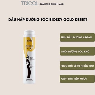 Dầu hấp dưỡng ẩm và làm mượt tóc Tricol Biosky Gold Desert Mask