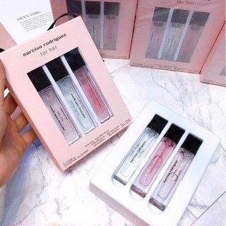 Set Nước Hoa Nữ Narciso Rodriguez 3 Chai Mini 10ml