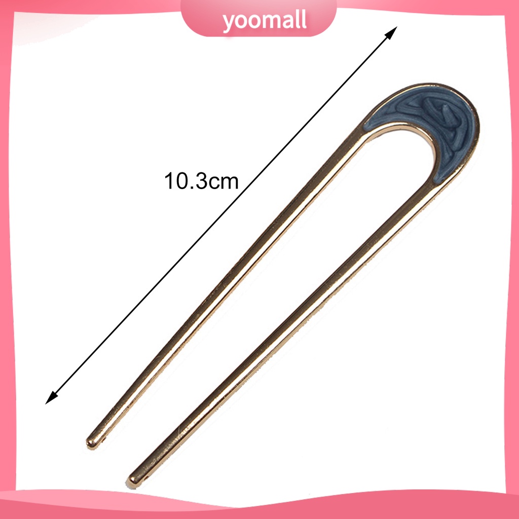 Trâm Cài Tóc Hình Chữ U Thiết Kế Đơn Giản Thời Trang Cho Nữ