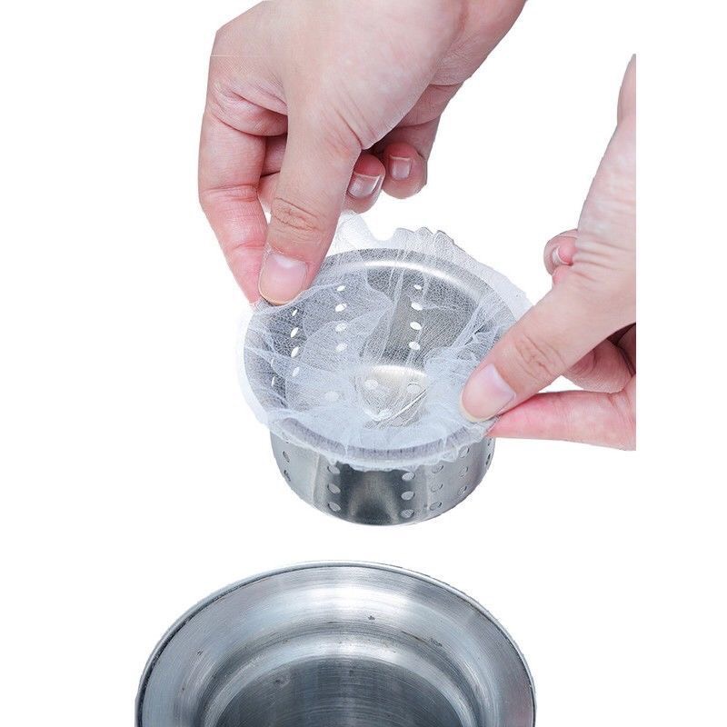Set 100 Túi Lọc Rác Bồn Rửa Bát