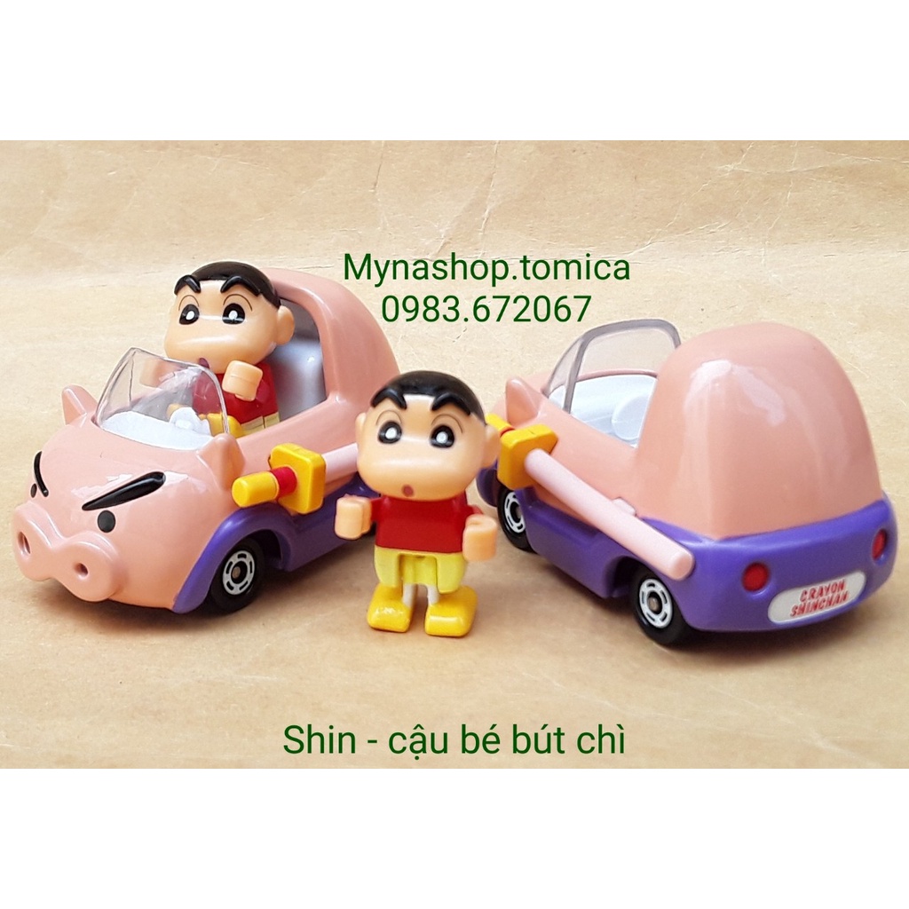 Đồ chơi mô hình tĩnh xe tomica không hộp, Shin cậu bé bút chì