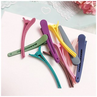 Combo 3 Kẹp (Cặp) Tóc Bấm Mỏ Vịt Màu Pastel Hàn Quốc 7.5CM